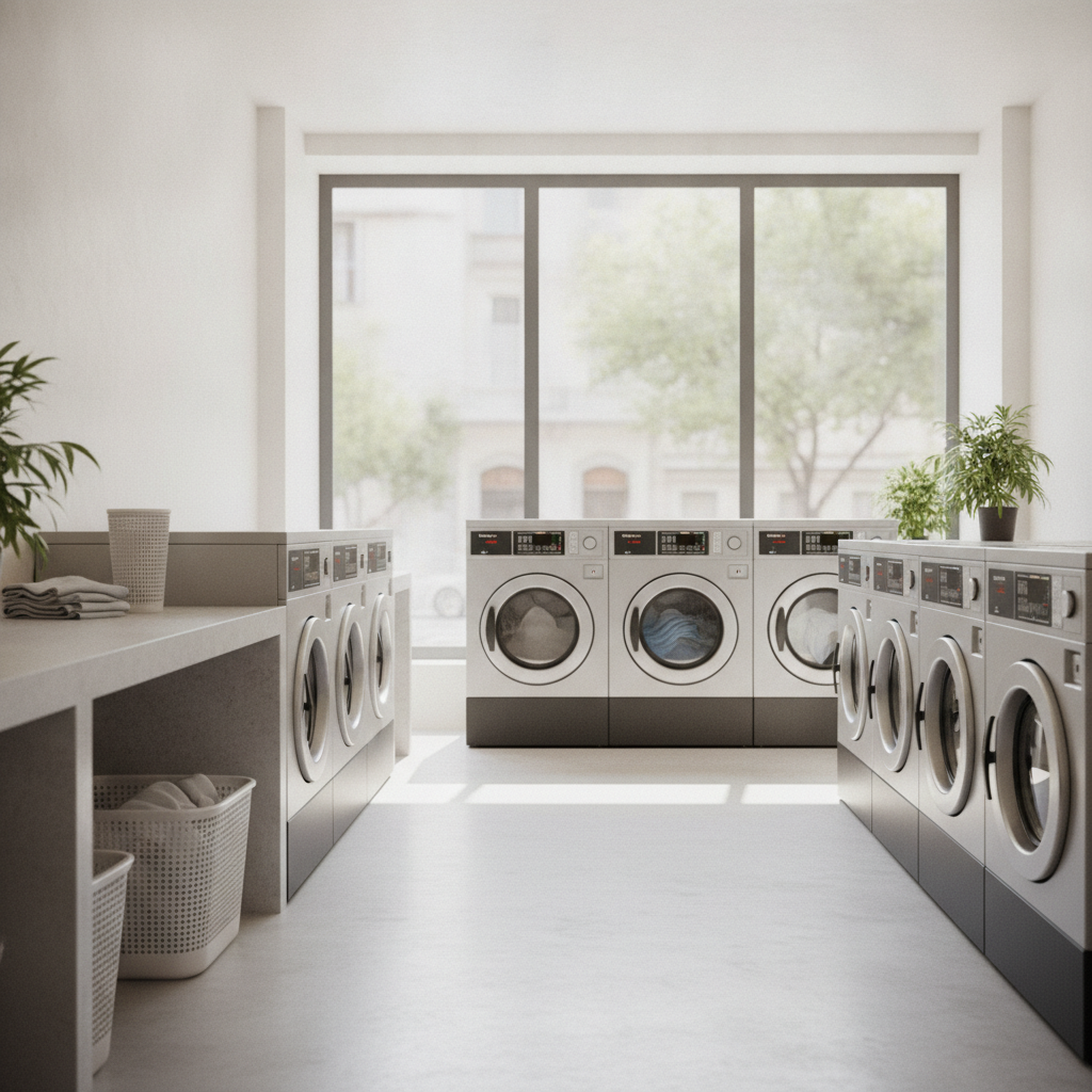 Riowash Europe, SL — Franquicia de Lavanderías Autoservicio Llave en Mano Riowash Europe es una empresa especializada en la creación y pues