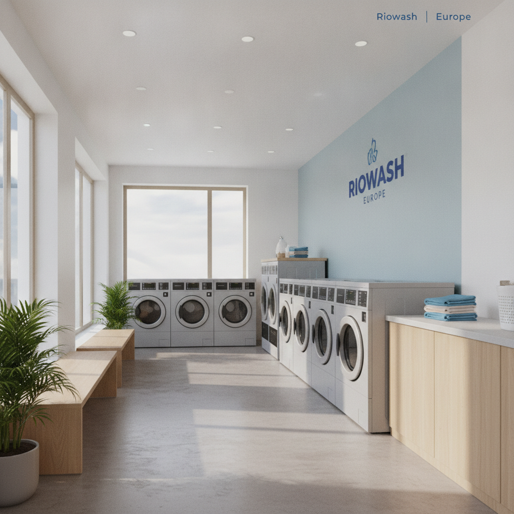 Riowash Europe, SL — Franquicia de Lavanderías Autoservicio Llave en Mano Riowash Europe es una empresa especializada en la creación y pues